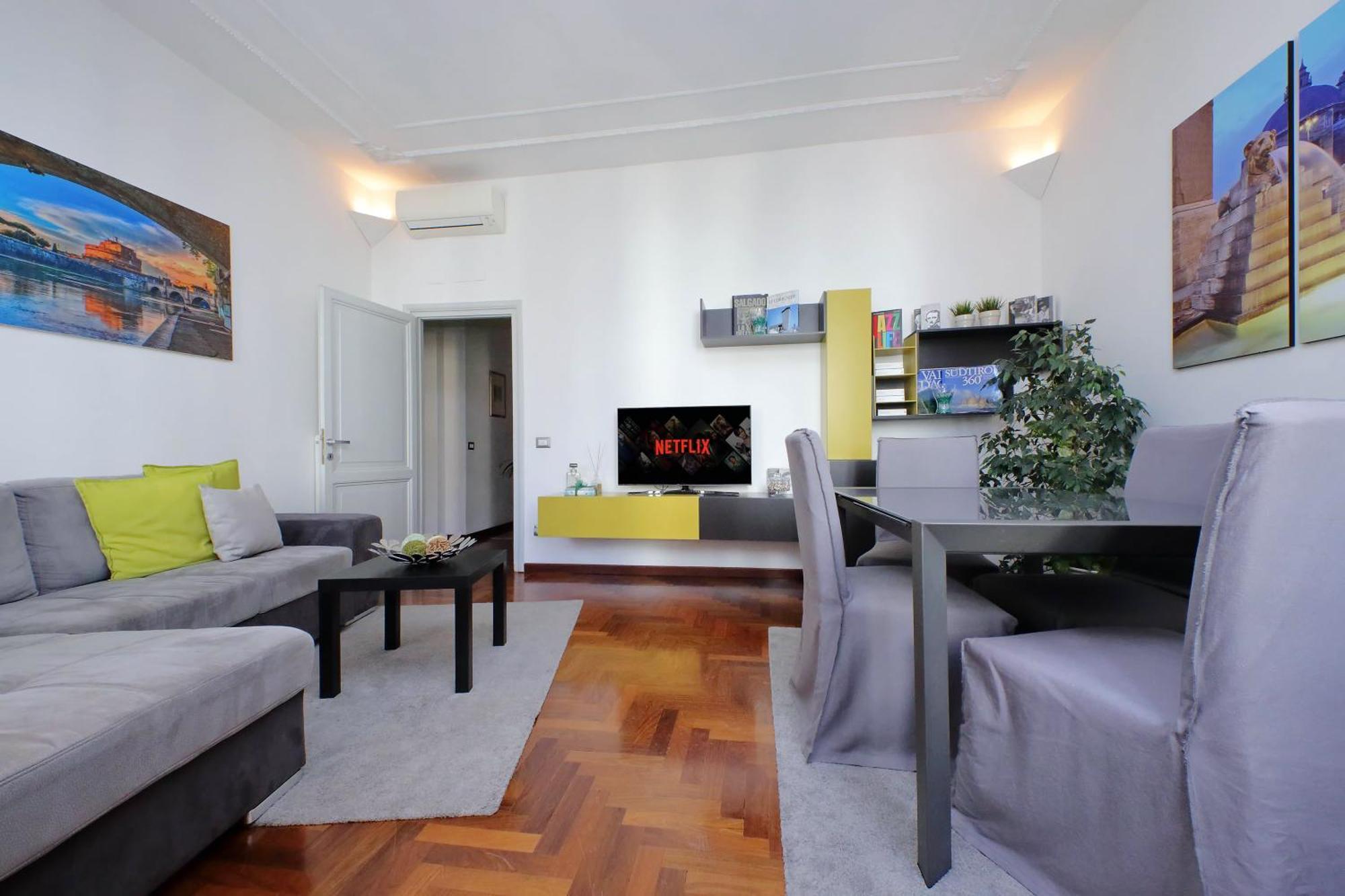 Luxury Apartment Vaticano-S'Peter Basilica - Netflix Wifi - Aircond Rome Extérieur photo